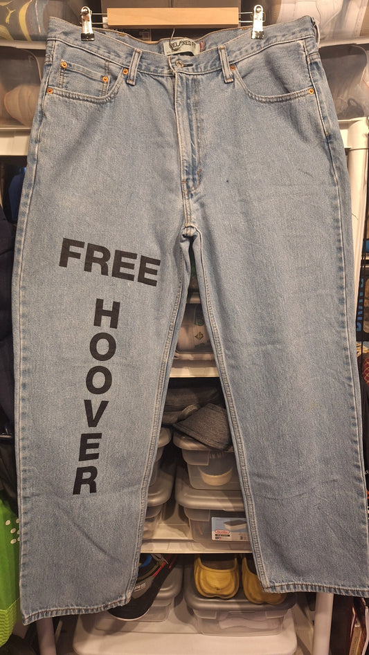 Mens Levi "FREE HOOVER" size 40x32
